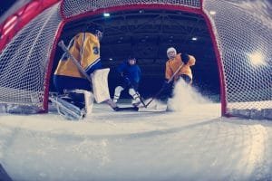 Ryssland Sverige Hockey VM match