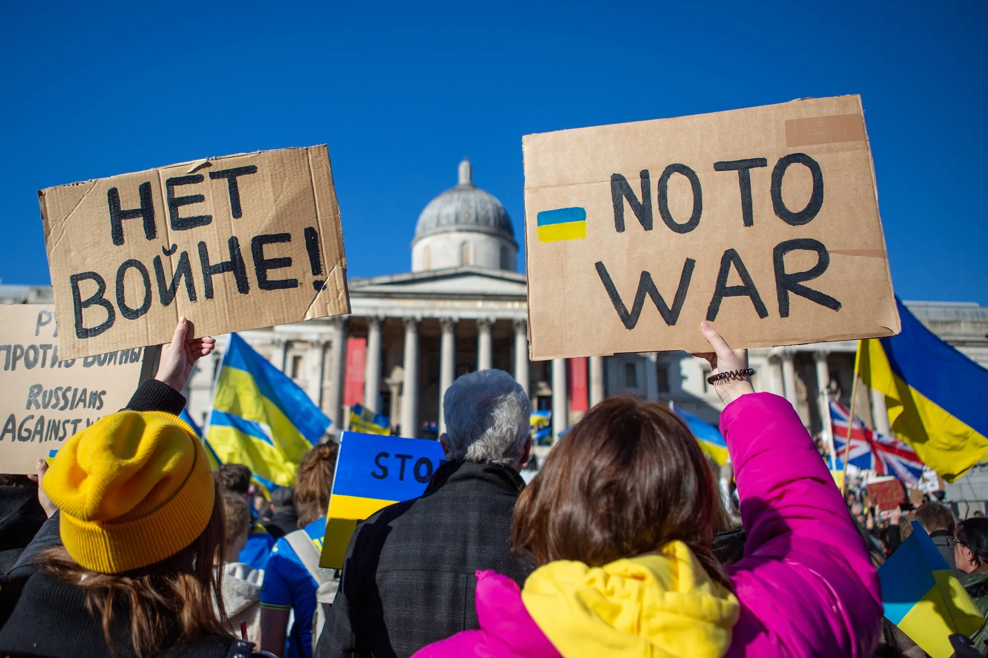 Nej till kriget i Ukraina